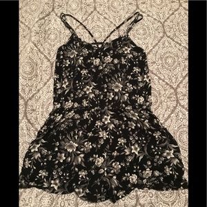 American Eagle Floral Romper